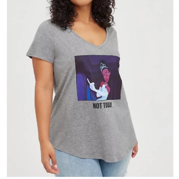 Torrid Top Disney Princess Tiana “Not Today” T-Shirt - Picture 3 of 14